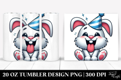 Silly Cartoon Rabbit 20 Oz Tumbler Product Image 1