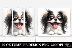 Crazy Japanese Chin Smiling | 20 oz Tumbler Product Image 1