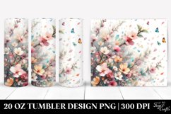 Tumbling Petals Tumbler 20 oz Product Image 1