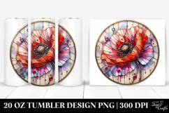 Stained Poppy | 20 oz Tumbler Product Image 1