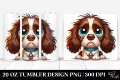 Colorful English Springer Spaniel | 20 oz Tumbler Product Image 1