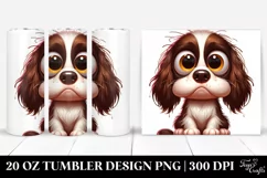 Colorful English Springer Spaniel | 20 oz Tumbler Product Image 1