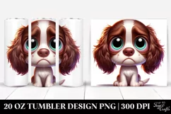 Colorful English Springer Spaniel | 20 oz Tumbler Product Image 1