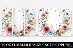 Wild Flowers Serenity | 20 Oz Tumbler Product Image 1