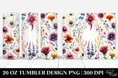 Colorful Wild Flowers | 20 oz Tumbler Product Image 1