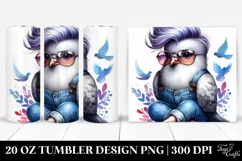 Sitting Baby Dove | 20 oz Tumbler Product Image 1