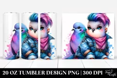Sitting Baby Dove | 20 oz Tumbler Product Image 1