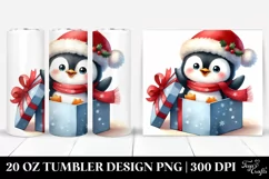 Expressive Baby Penguin 20 Oz Tumbler Product Image 1