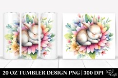 Colorful Cute Baby Bunny | 20 oz Tumbler Product Image 1