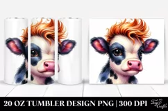 Cute Baby Cow 20 Oz Tumbler Product Image 1
