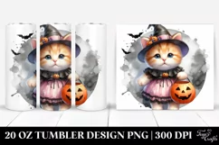 Baby Kitten Halloween 20 Oz Tumbler Product Image 1