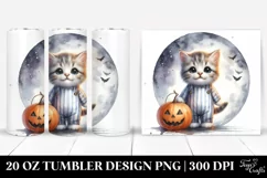 Baby Kitten Halloween 20 Oz Tumbler Product Image 1