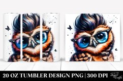 Posing Baby Owl | 20 oz Tumbler Product Image 1