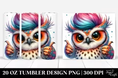 Posing Baby Owl | 20 oz Tumbler Product Image 1