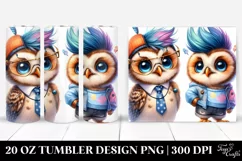 Posing Baby Owl | 20 oz Tumbler Product Image 1