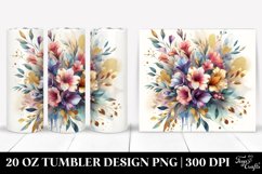 Colorful Bouquet with Freesia | 20 oz Tumbler Product Image 1