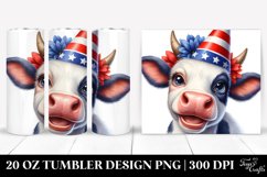 Watercolor Cow Portrait with Enthusiastic Large Smile | 20 Product Image 1