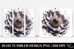 Detailed Shiny Anemone | 20 oz Tumbler Product Image 1