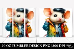 Posing Baby Mouse | 20 oz Tumbler Product Image 1