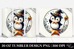 Baby Penguin Halloween 20 Oz Tumbler Product Image 1