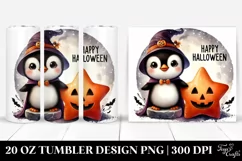 Baby Penguin Halloween 20 Oz Tumbler Product Image 1