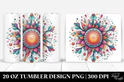 Colorful Pastel Sun | 20 oz Tumbler Product Image 1