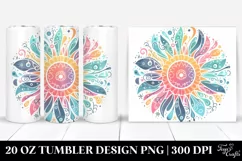 Colorful Pastel Sun | 20 oz Tumbler Product Image 1