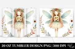 Whimsical Boho Fairy Clipart 20 Oz Tumbler Product Image 1