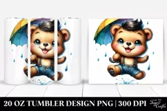 Jumping Baby Bear 20 Oz Tumbler Product Image 1