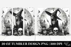 Simple Gothic Witch Watercolor Tumbler|20 oz Tumbler Product Image 1