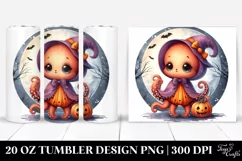Baby Octopus Halloween 20 Oz Tumbler Product Image 1