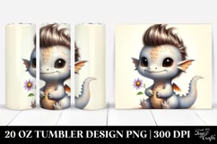 Cute Baby Dragon 20 Oz Tumbler Product Image 1
