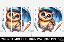 Cute Baby Owl Dancing | 20 oz Tumbler Product Image 1