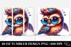Playing Baby Owl 20 Oz Tumbler Product Image 1