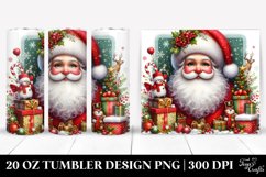 Whimsical Santa Portrait, 20 Oz Tumbler Product Image 1