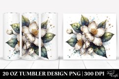 Detailed Shiny Jasmine | 20 oz Tumbler Product Image 1