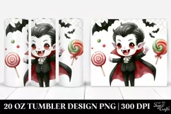 a Simple Funny Halloween Vampire Clipart 20 Oz Tumbler Product Image 1