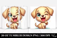 Colorful Funny Labrador Retriever | 20 oz Tumbler Product Image 1