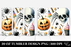 Simple Funny Halloween Clipart | 20 oz Tumbler Product Image 1