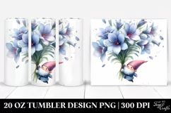 Floating Gnome with Lobelia | 20 oz Tumbler Product Image 1
