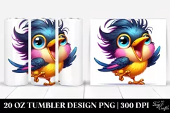 Colorful Crazy Starling | 20 oz Tumbler Product Image 1