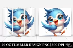 Colorful Crazy Starling | 20 oz Tumbler Product Image 1