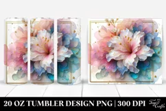 Abstract Shiny Azalea | 20 oz Tumbler Product Image 1