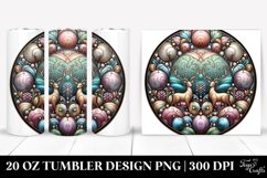 Colorful Reindeer 20 Oz Tumbler, High-Res Product Image 1