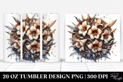 Colorful Lobelia Stained Tumbler Product Image 1