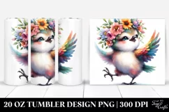 Cute Baby Bird Dancing | 20 oz Tumbler Product Image 1