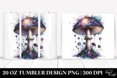Detailed Mystical Celestial Mushroom | 20 oz Tumbler Product Image 1