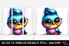 Cute Baby Bird Sitting | 20 oz Tumbler Product Image 1
