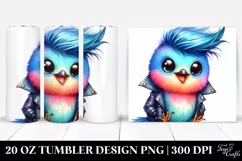 Cute Baby Bird Sitting | 20 oz Tumbler Product Image 1