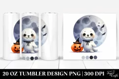 Cute Baby Macaw on Moon 20 Oz Tumbler Product Image 1